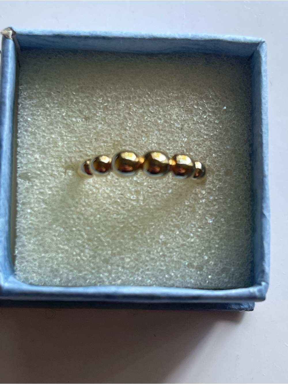 Gold Beaded Stack Ring - Women Jewelry